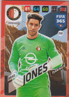 FIFA365 17-18 232 Brad Jones Team Mate Feyenoord