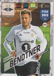 FIFA365 17-18 259 Nicklas Bendtner Team Mate Rosenborg BK