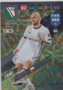 FIFA365 17-18 263 Micha? Pazdan Fans' Favourite Legia Warszawa
