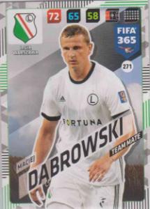 FIFA365 17-18 271 Maciej D?browski Team Mate Legia Warszawa