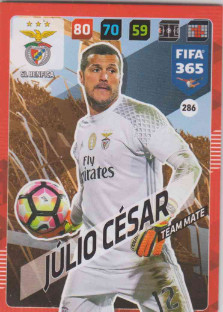 FIFA365 17-18 286 Júlio César Team Mate SL Benfica