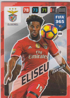FIFA365 17-18 288 Eliseu Team Mate SL Benfica