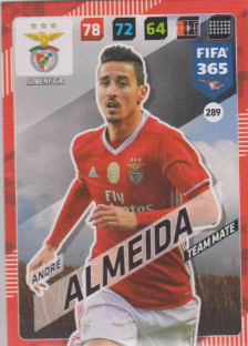 FIFA365 17-18 289 André Almeida Team Mate SL Benfica