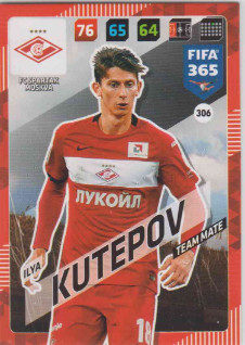 FIFA365 17-18 306 Ilya Kutepov Team Mate FC Spartak Moskva