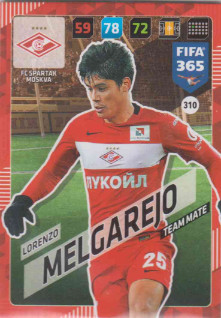 FIFA365 17-18 310 Lorenzo Melgarejo Team Mate FC Spartak Moskva