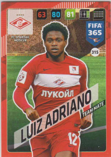 FIFA365 17-18 315 Luiz Adriano Team Mate FC Spartak Moskva