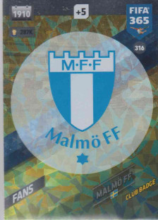 FIFA365 17-18 316 Club Badge Malmö FF Club Badge Malmö FF