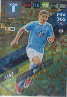 FIFA365 17-18 319 Pawel Cibicki Fans' Favourite Malmö FF