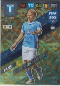 FIFA365 17-18 320 Oscar Lewicki Fans' Favourite Malmö FF