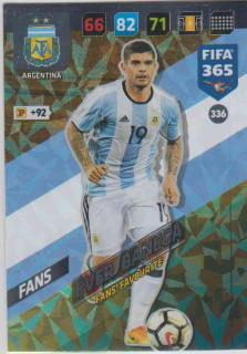 FIFA365 17-18 336 Éver Banega Fans' Favourite Argentina