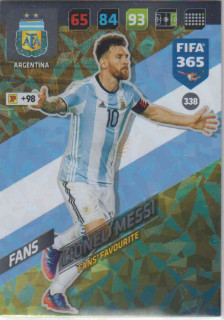 FIFA365 17-18 338 Lionel Messi Fans' Favourite Argentina