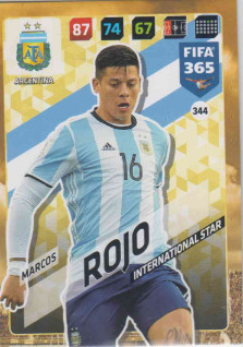 FIFA365 17-18 344 Marcos Rojo International Star Argentina