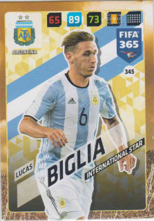FIFA365 17-18 345 Lucas Biglia International Star Argentina