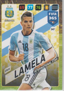 FIFA365 17-18 347 Erik Lamela International Star Argentina