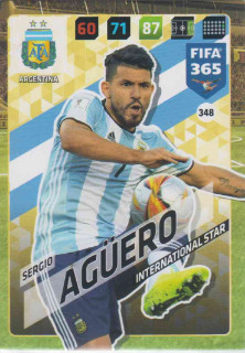 FIFA365 17-18 348 Sergio Agüero International Star Argentina