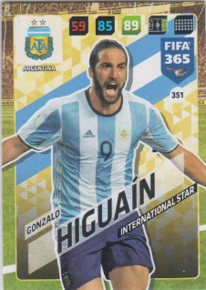 FIFA365 17-18 351 Gonzalo Higuaín International Star Argentina