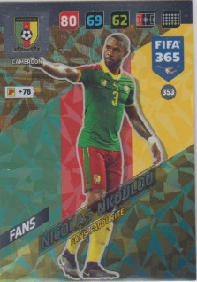 FIFA365 17-18 353 Nicolas Nkoulou Fans' Favourite Cameroon