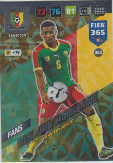 FIFA365 17-18 354 Benjamin Moukandjo Fans' Favourite Cameroon