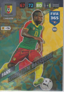 FIFA365 17-18 355 Christian Bassogog Fans' Favourite Cameroon