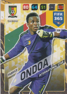 FIFA365 17-18 358 Fabrice Ondoa International Star Cameroon