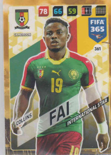 FIFA365 17-18 361 Collins Fai International Star Cameroon