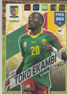 FIFA365 17-18 367 Karl Toko Ekambi International Star Cameroon