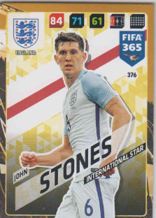 FIFA365 17-18 376 John Stones International Star England