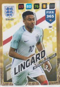 FIFA365 17-18 381 Jesse Lingard International Star England