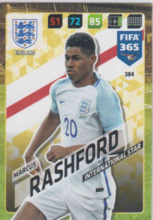 FIFA365 17-18 384 Marcus Rashford International Star England