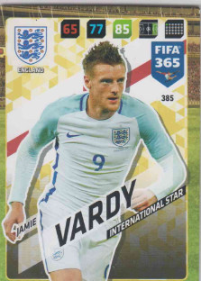 FIFA365 17-18 385 Jamie Vardy International Star England