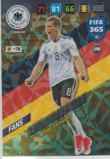 FIFA365 17-18 390 Leon Goretzka Fans' Favourite Germany