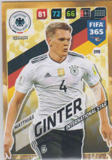 FIFA365 17-18 398 Matthias Ginter International Star Germany