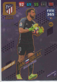 FIFA365 17-18 407 Jan Oblak Goal Stopper Atlético de Madrid
