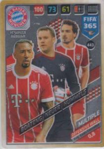 FIFA365 17-18 443 Boateng, Neuer, Hummels Defensive Wall FC Bayern München