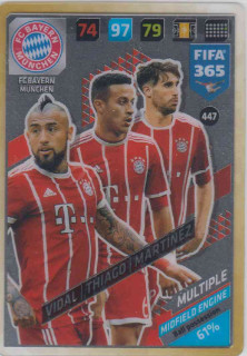 FIFA365 17-18 447 Vidal, Thiago, Martínez Midfield Engine FC Bayern München
