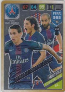 FIFA365 17-18 450 Di María, Cavani, Lucas Attacking Trio Paris Saint-Germain