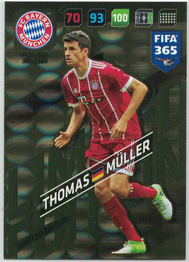 FIFA365 17-18 Thomas Müller, Limited Edition, FC Bayern München