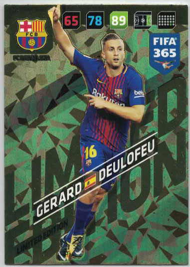 FIFA365 17-18 Gerard Deulofeu, Limited Edition, FC Barcelona