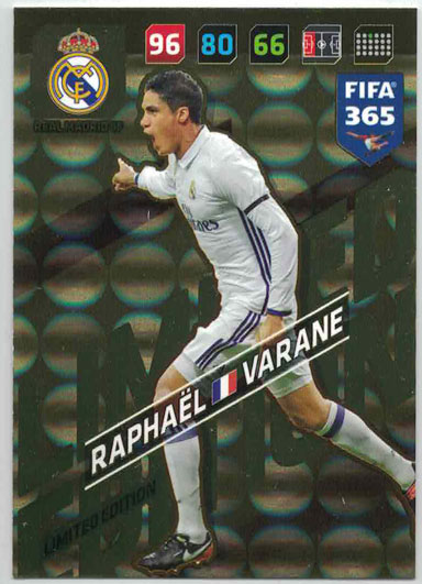 FIFA365 17-18 Raphaël Varane, Limited Edition, Real Madrid CF