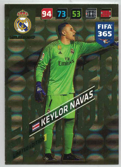 FIFA365 17-18 Keylor Navas, Limited Edition, Real Madrid CF