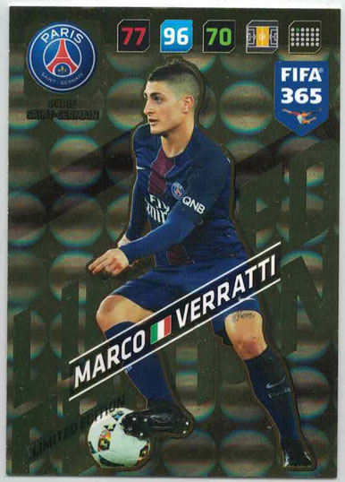 FIFA365 17-18 Marco Verratti, Limited Edition, Paris Saint-Germain