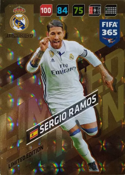 FIFA365 17-18 Sergio Ramos, Limited Edition, Real Madrid