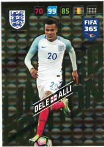 XXL FIFA365 17-18 Dele Alli, XXL Limited Edition, England (Stort kort / Large card)