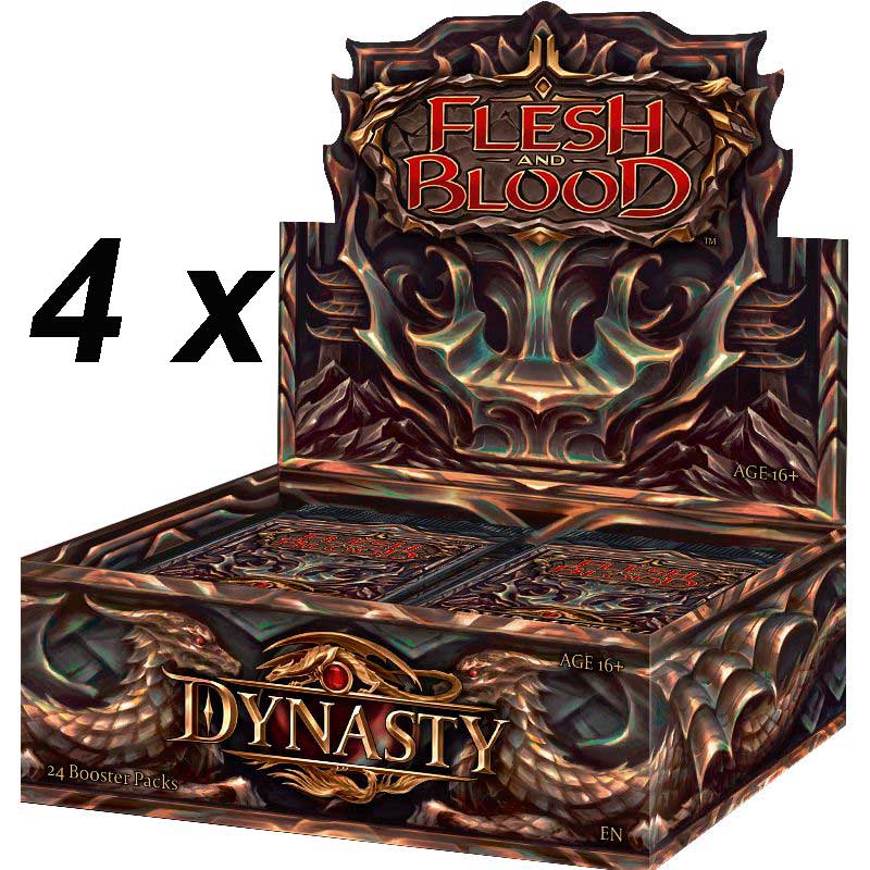 Flesh & Blood TCG - Dynasty - Booster Case (4 Booster Boxes)
