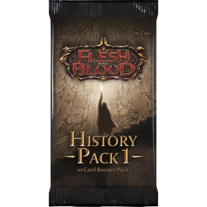 Flesh and Blood TCG – History Pack 1 - 1 Booster (10 Cards)