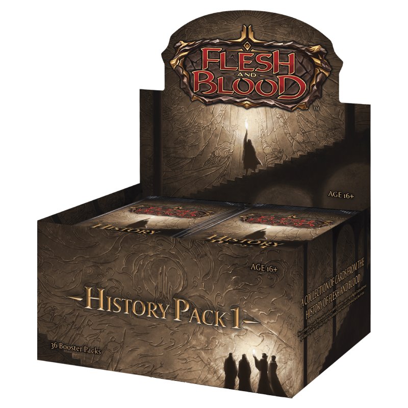 Flesh and Blood TCG – History Pack 1 - Booster Display (36 Packs)