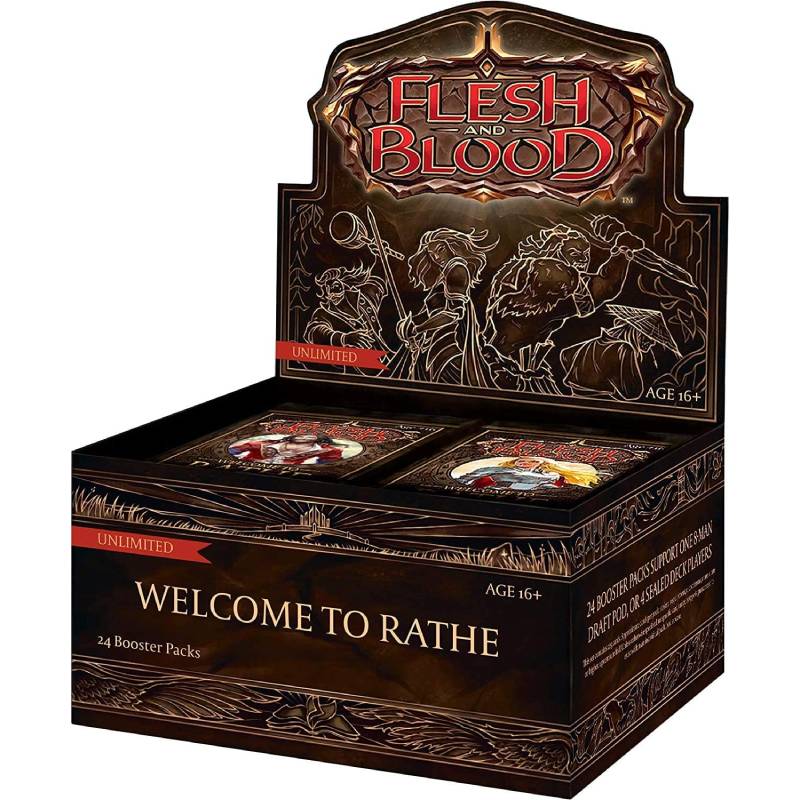 Flesh & Blood TCG - Welcome to Rathe Unlimited Booster Display