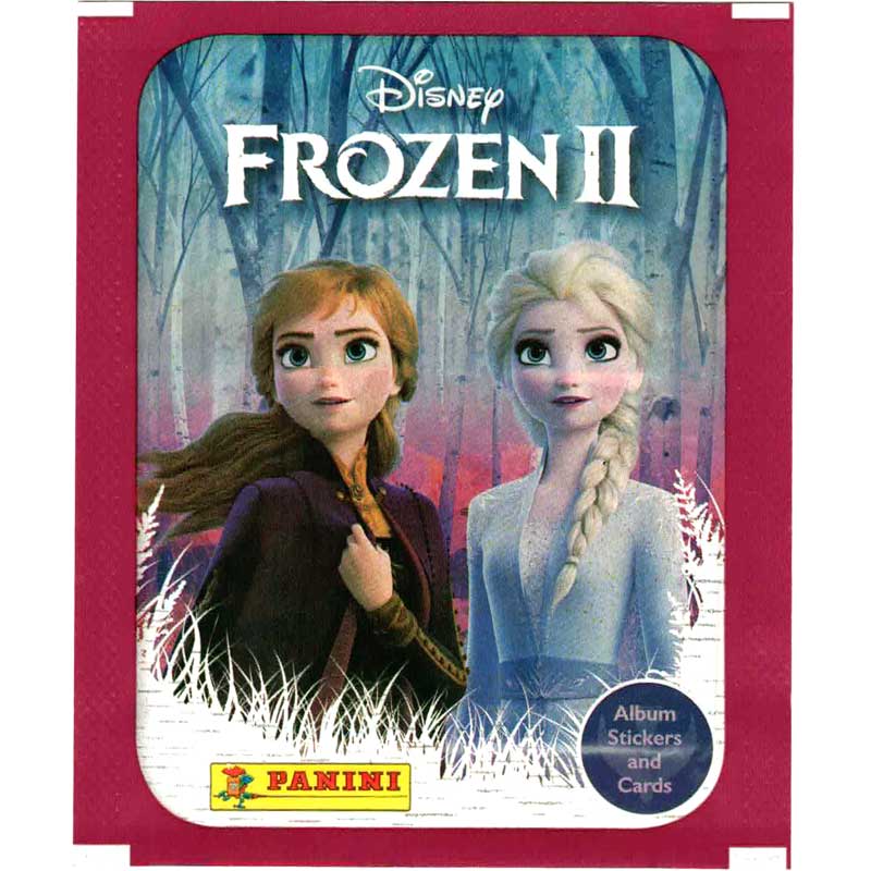 1st Paket (4 Klisterbilder + 1 kort) Panini Frozen II / Frost 2 Hybrid Collection (Klisterbilder)