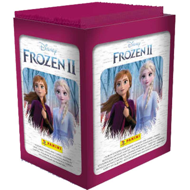 1 Box (50 Paket) Panini Frozen II / Frost 2 Hybrid Collection (Klisterbilder + Kort)