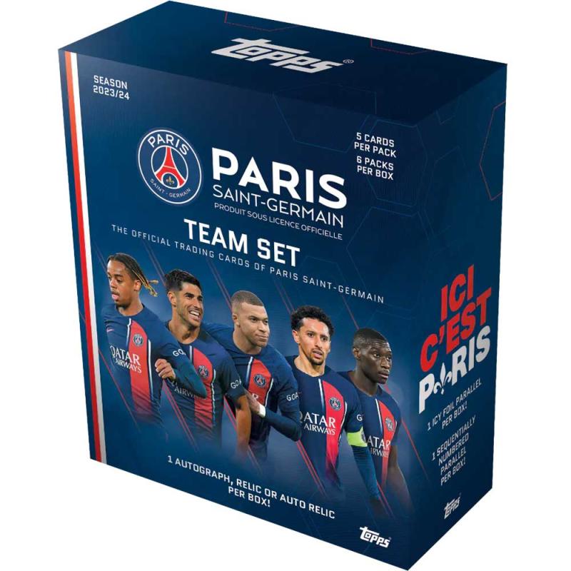 Sealed Box 2023-24 Paris Saint-Germain F.C. Team Set (Without hanger)